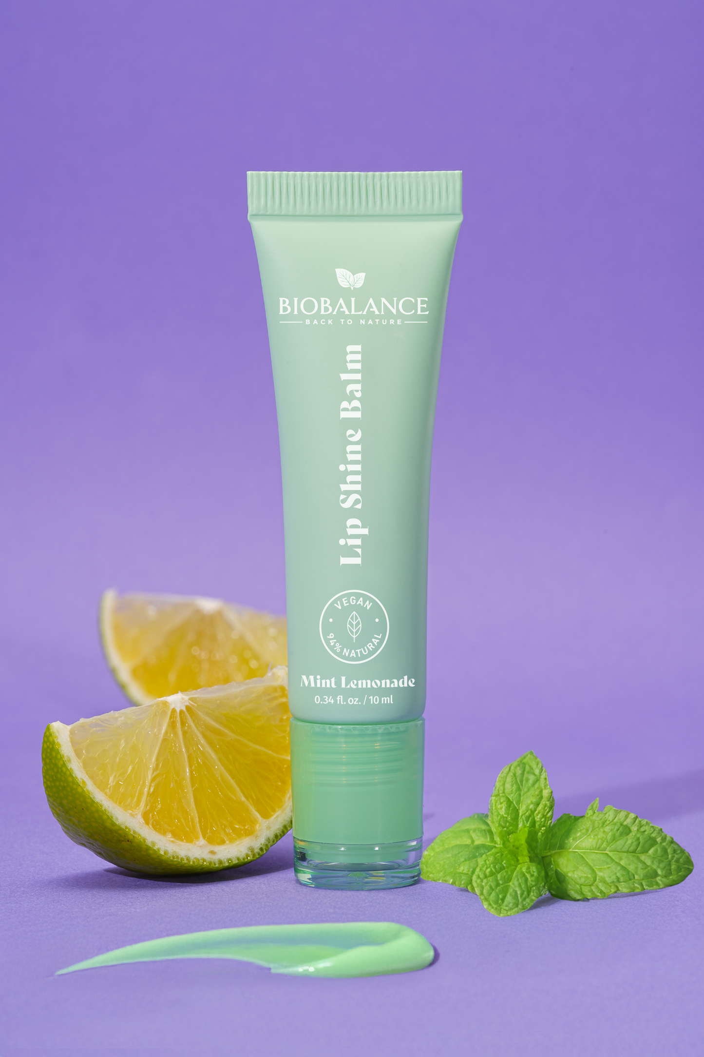 BIOBALANCE БАЛСАМ ЗА УСТНИ, MINT LEMONADE