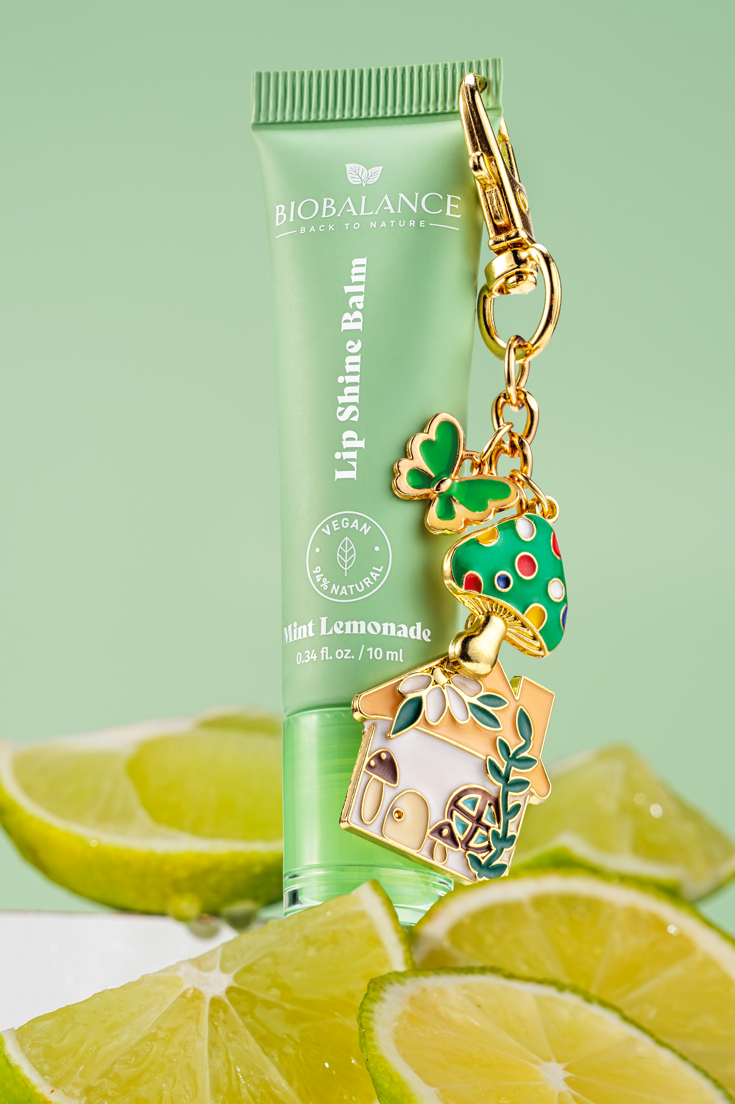 BIOBALANCE БАЛСАМ ЗА УСТНИ, MINT LEMONADE