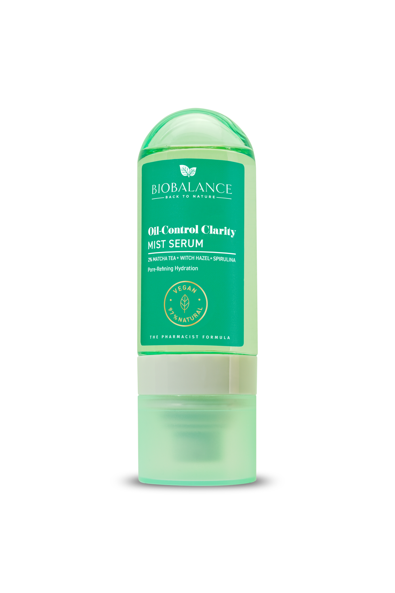 BIOBALANCE СЕРУМ МИСТ ЗА ЛИЦЕ С МАТЧА И СПИРУЛИНА OIL CONTROL CLARITY