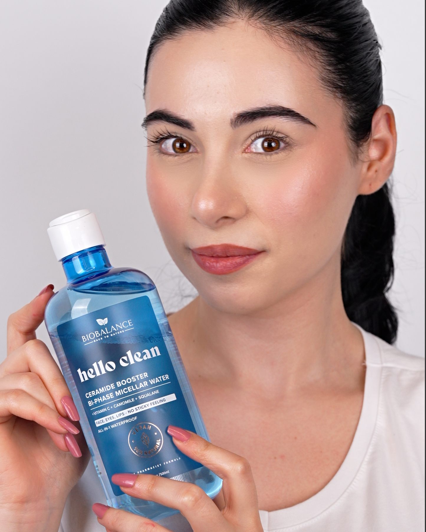 BIOBALANCE HELLO CLEAN МИЦЕЛАРНА ВОДА СЪС СЕРАМИДИ