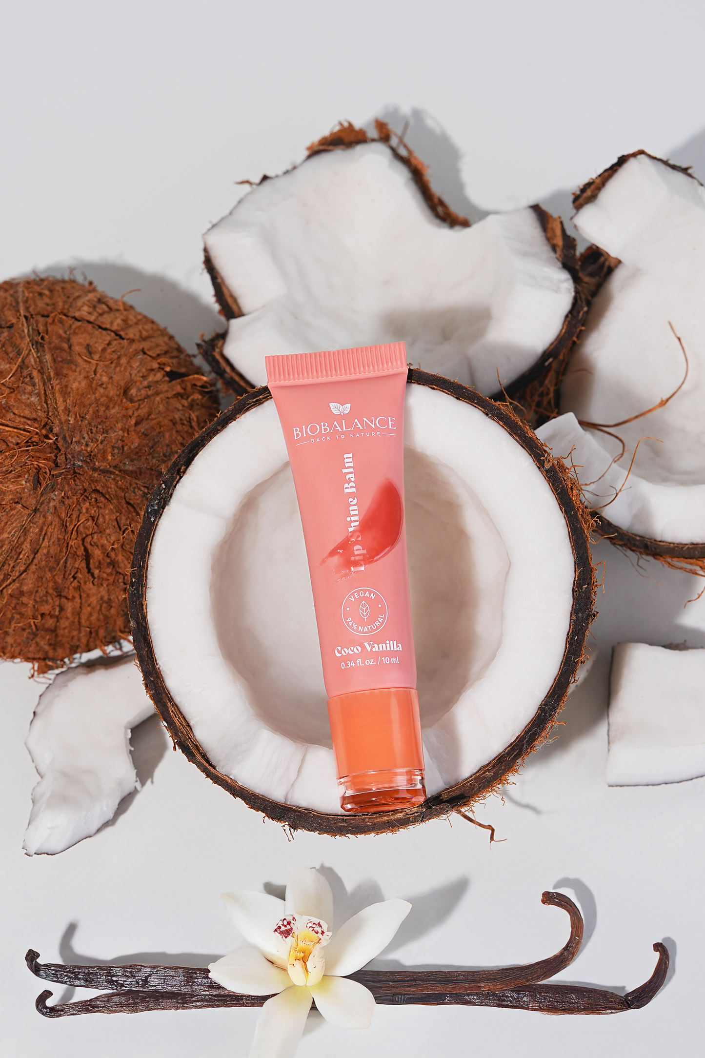 BIOBALANCE БАЛСАМ ЗА УСТНИ, COCO VANILLA