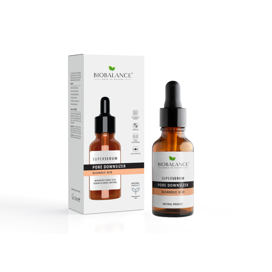BIOBALANCE СУПЕР СЕРУМ С ОЛЕАНОВА КИСЕЛИНА, МИНИМИЗИРАЩ ПОРИТЕ