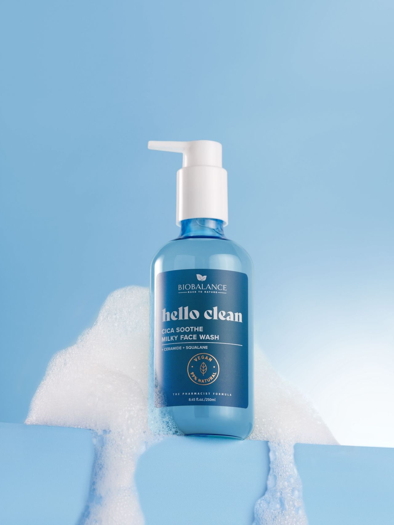 BIOBALANCE HELLO CLEAN ИЗМИВЕН ГЕЛ ЗА ЛИЦЕ С АЗИАТСКА ЦЕНТЕЛА CICA SOOTHE