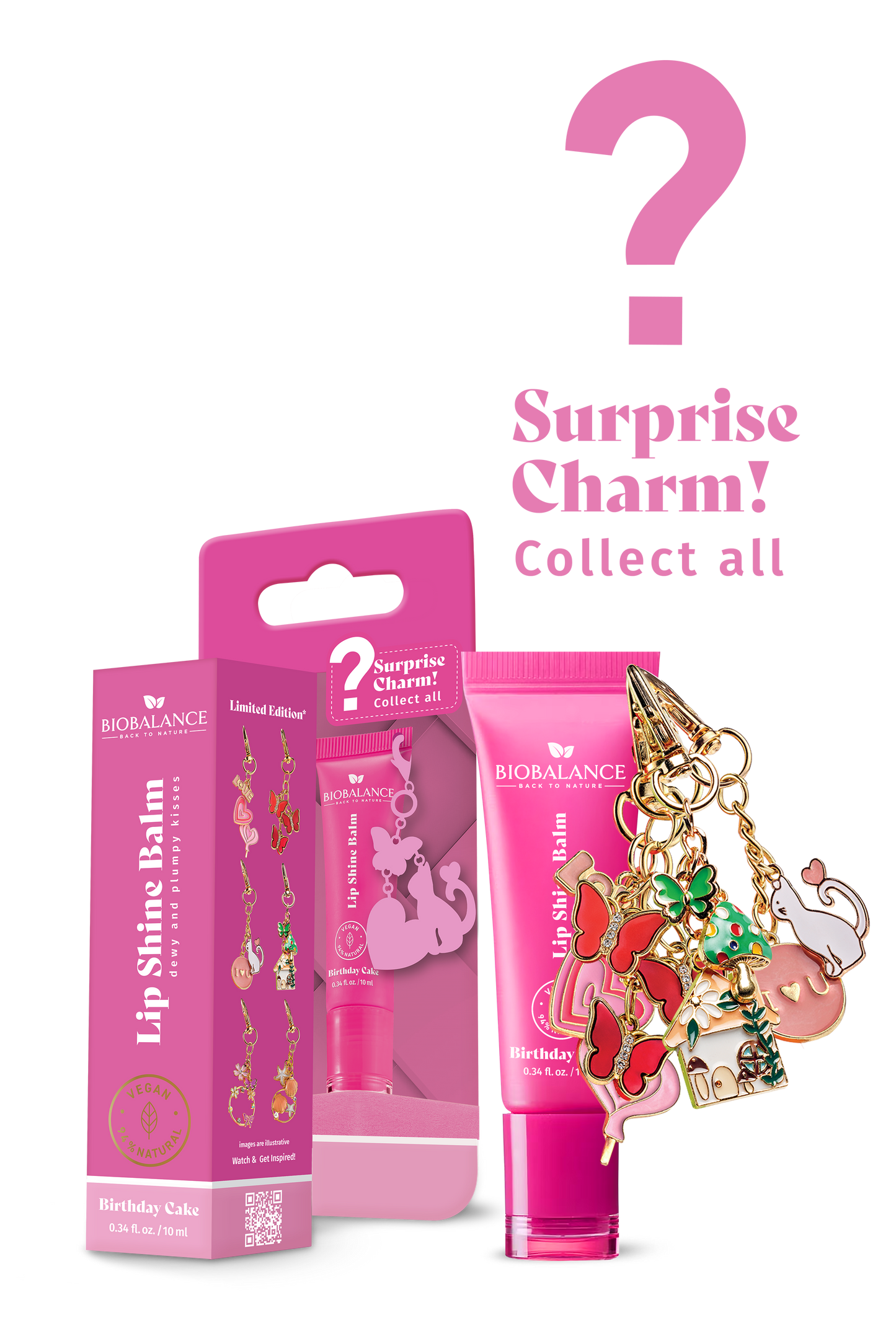 BIOBALANCE БАЛСАМ ЗА УСТНИ, BIRTHDAY CAKE