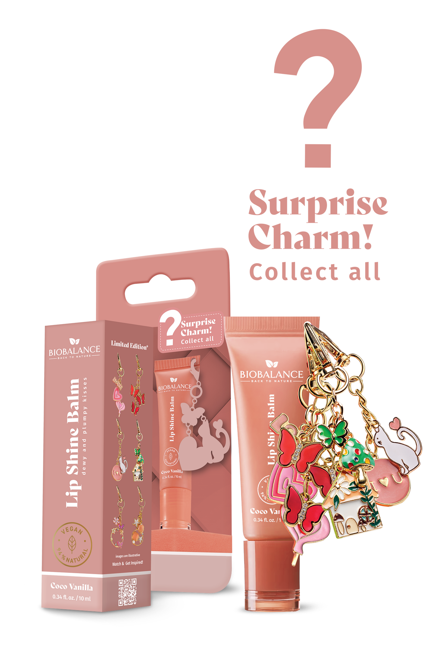 BIOBALANCE БАЛСАМ ЗА УСТНИ, COCO VANILLA