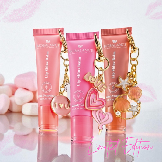BIOBALANCE LIP SHINE BALM – ТРИ БАЛСАМА В ЕДИН КОМПЛЕКТ