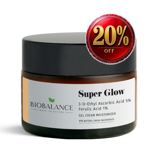 BIOBALANCE СУПЕР ОЗАРЯВАЩ ГЕЛ – КРЕМ ЗА ЛИЦЕ С ВИТАМИН С И ФЕРУЛОВА КИСЕЛИНА