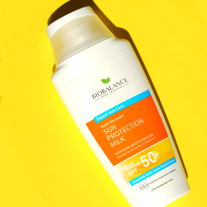 BIOBALANCE Слънцезащитно мляко SPF 50+ | За възрастни и деца