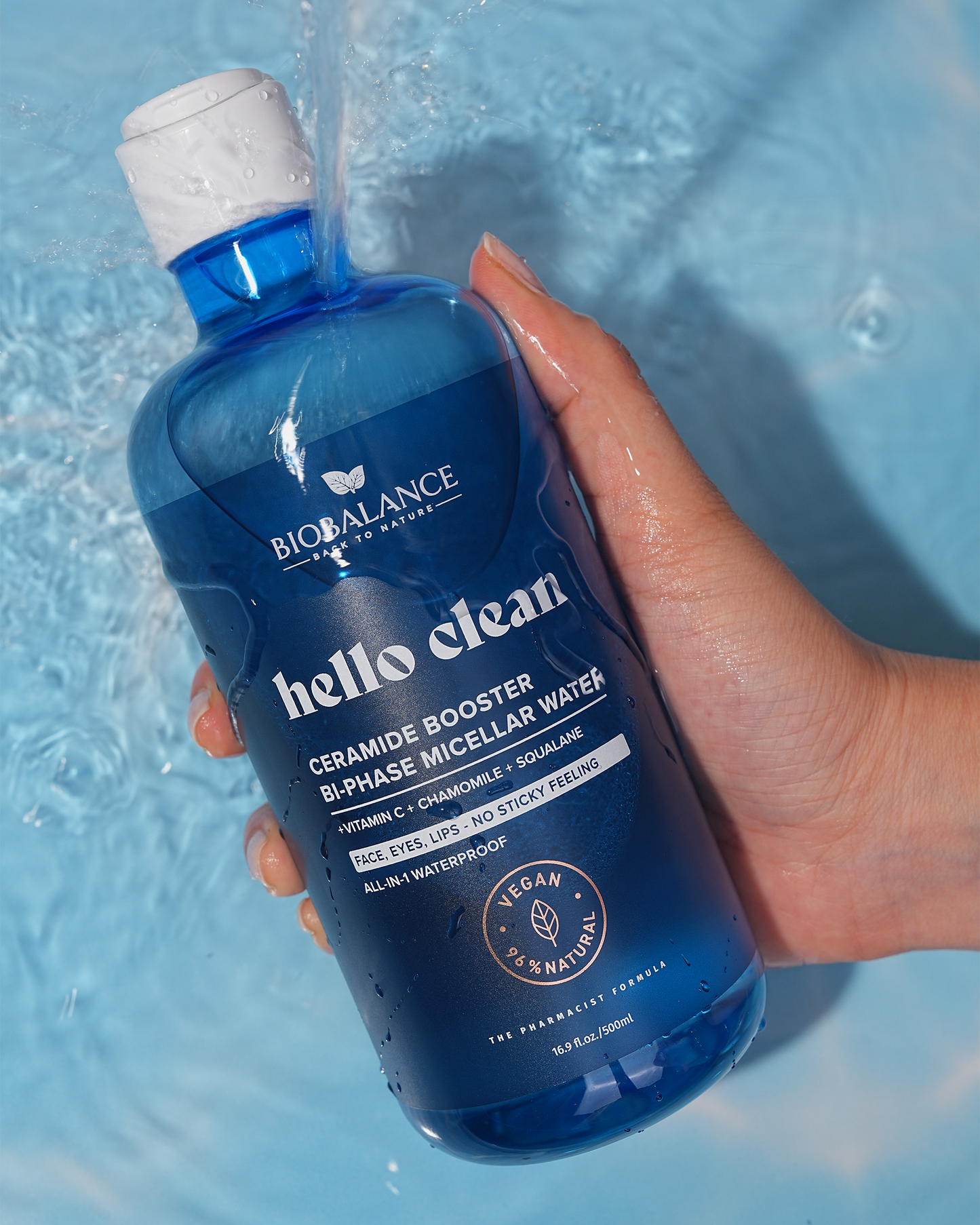 BIOBALANCE HELLO CLEAN МИЦЕЛАРНА ВОДА СЪС СЕРАМИДИ