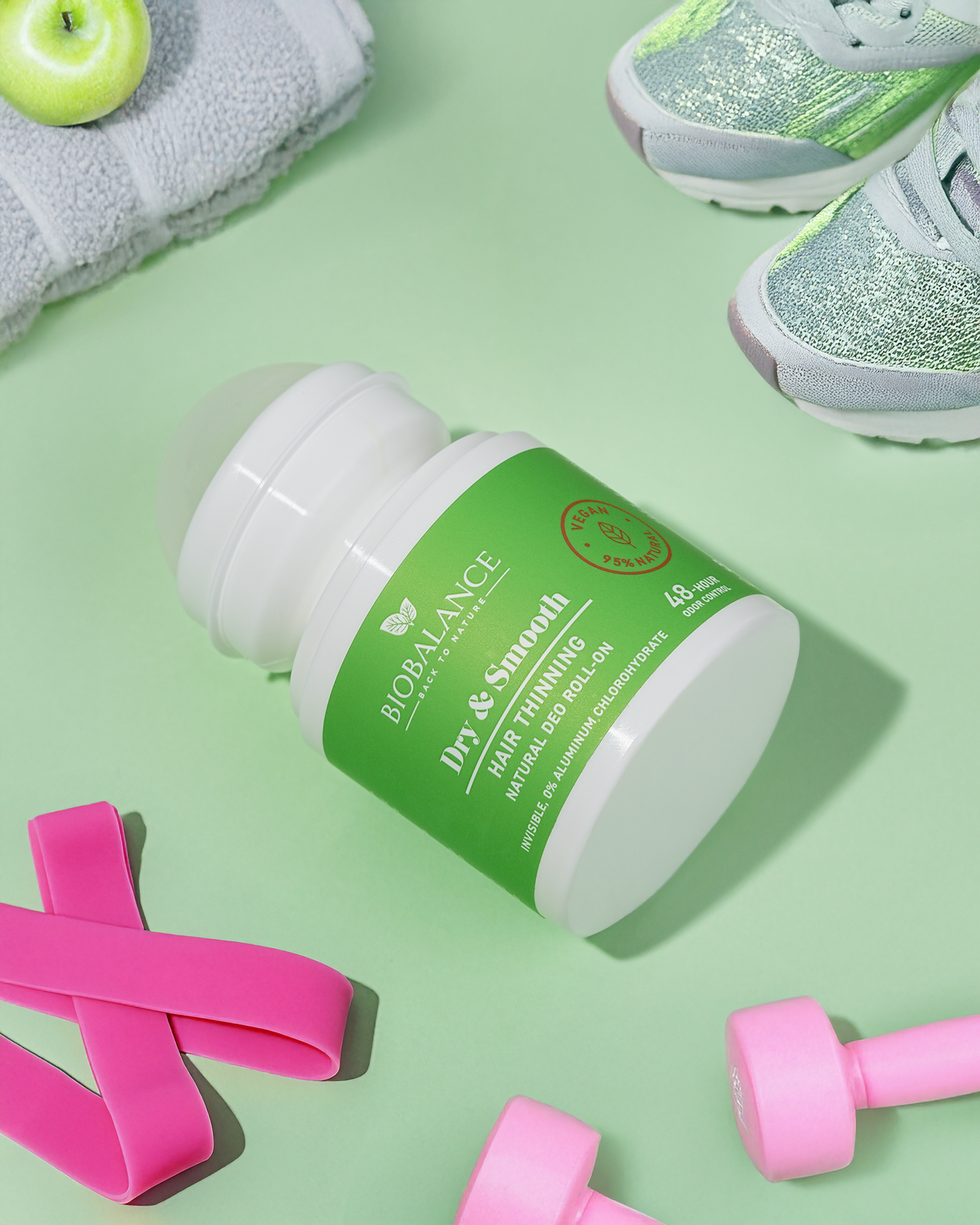 BIOBALANCE РОЛ-ОН ДЕЗОДОРАНТ С ЕФЕКТ ЗА МИНИМИЗИРАНЕ НА КОСЪМЧЕТАТА