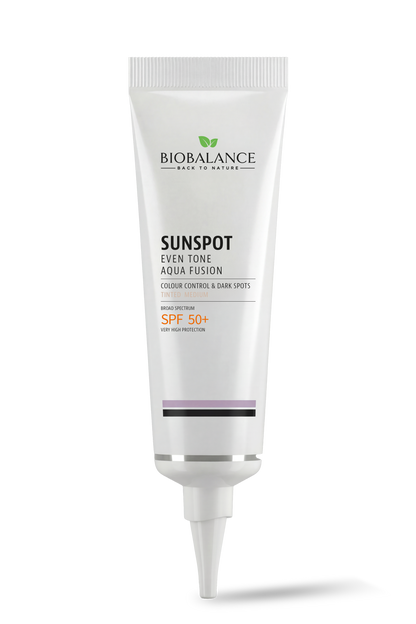 BIOBALANCE AQUA FUSION МАТИРАЩ КРЕМ ЗА КОЖА С ПИГМЕНТНИ ПЕТНА С SPF 50