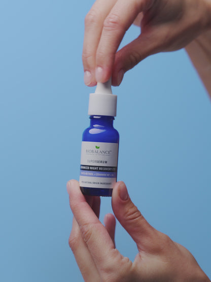 BIOBALANCE СУПЕР ОКОЛООЧЕН СЕРУМ ЗА ДОПЪЛНИТЕЛНО НОЩНО ВЪЗСТАНОВЯВАНЕ С ФИТО РЕТИНОЛ И СЕРАМИДИ