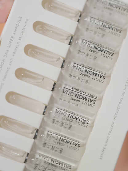 BIOBALANCE СУПЕР АМПУЛА С DNA ГЕЛ ОТ СЬОМГА, ПРОТИВ БРЪЧКИ, 10 Х 2 МЛ